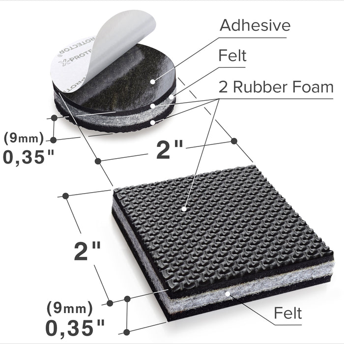 Non-Slip Furniture Pads