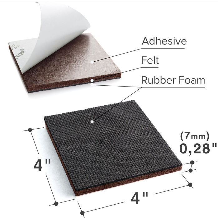 Non-Slip Furniture Pads