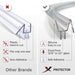 Silicone Glass Shower Door Seal Strip