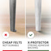 Felt Furniture Pads for Hardwood Floors