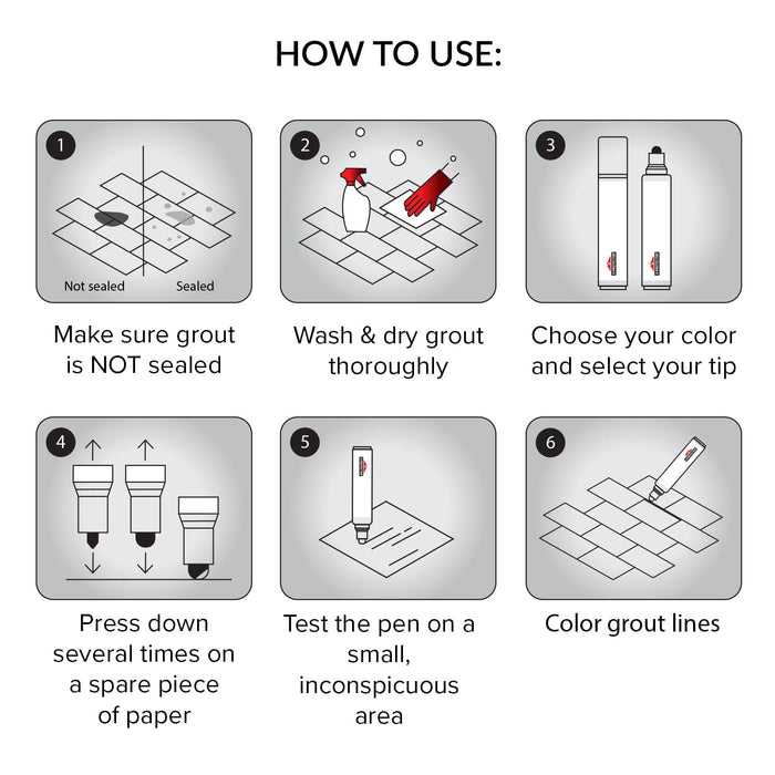 white grout for tile