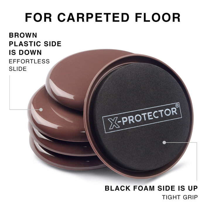 FURNITURE MOVING PADS FOR ALL SURFACES