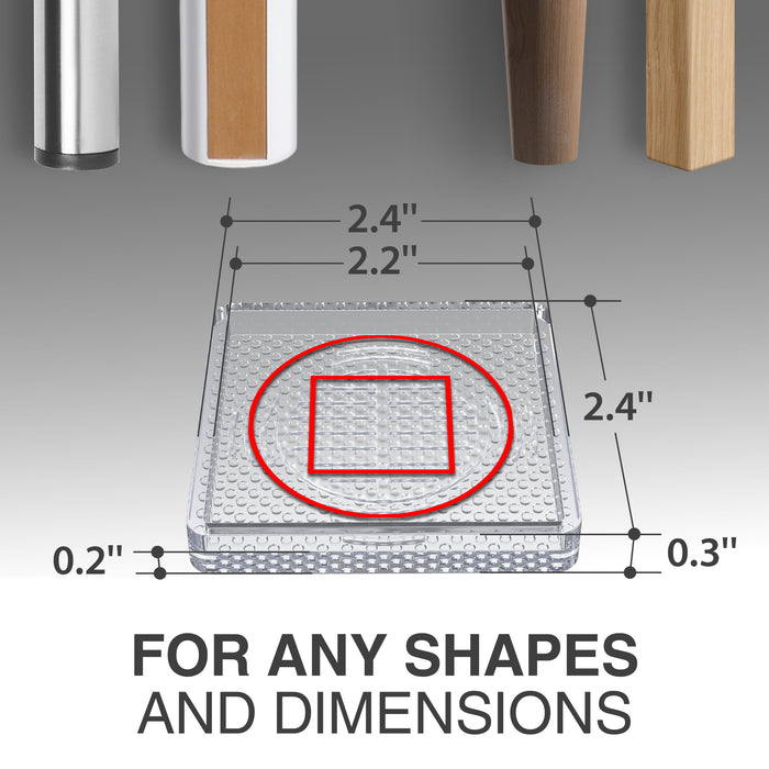 square furniture feet