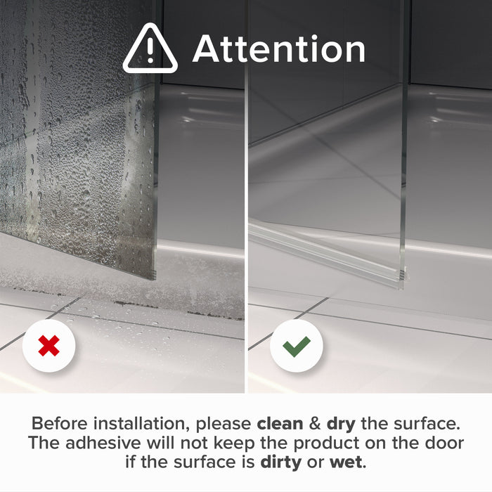 Frameless Shower Door Bottom Seal