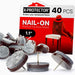 nail on felt pads